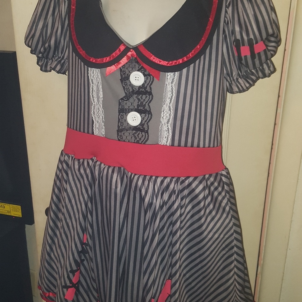 Wind up doll costume dress